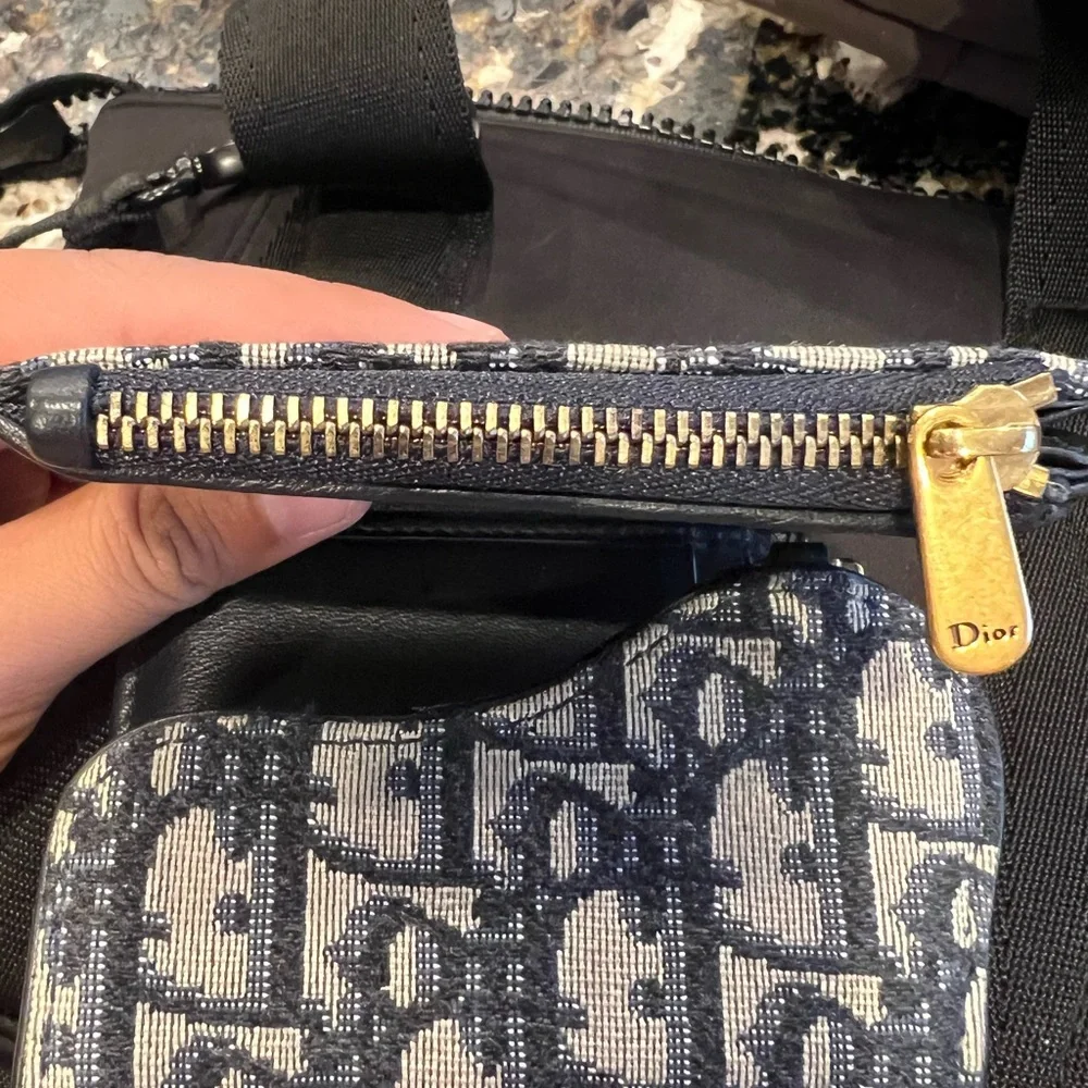 Dior medium saddle wallet